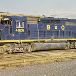 8/20/78, Chessie System GP40 4026 At New Castle, PA.