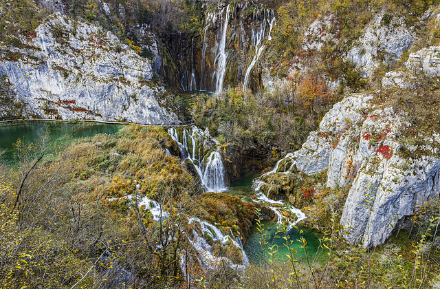 Waterfalls, Plitvice Lakes, Croatia