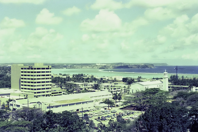 Guam downtown circa 1974
