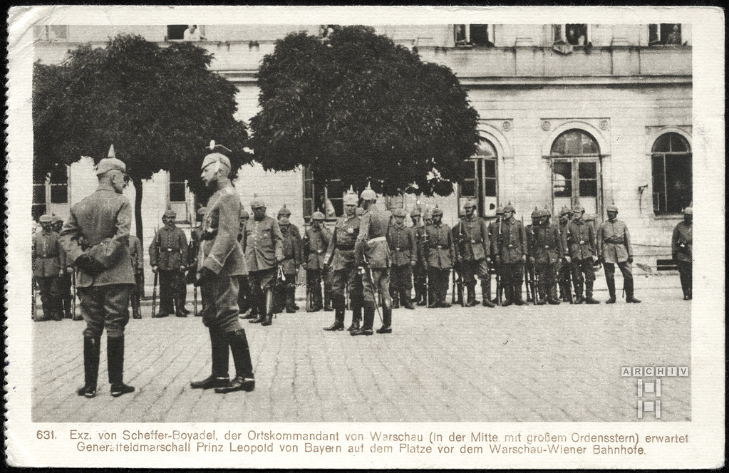 ArchivTappen39(2M)406 Von Scheffer-Boyadel, Ortskommandant (front), Warschau, WWI 1914-1918