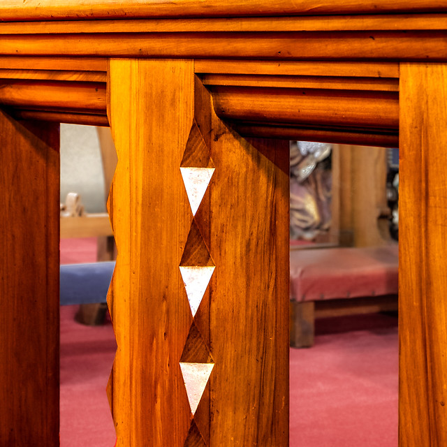 Altar rail, Charles Eames.