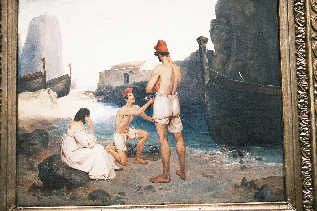 Carl Blechen, Fishermen on Capri