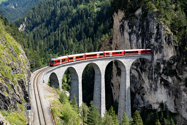 RhB Landwasser-Viadukt Graubünden