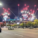 Citizens Bank Park Fireworks explode over the Philadelphia Phillies&#039; baseball stadium before Game 1 of the 2023 National League Championship Series against the Arizona Diamondbacks.