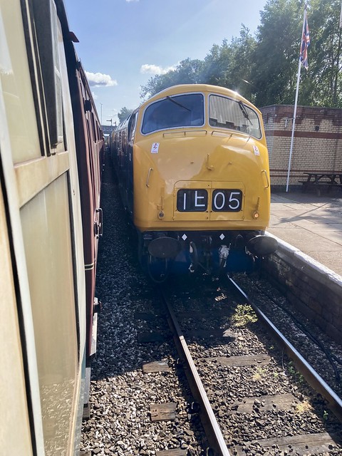 Ex-BR Warship diesel-hydraulic D821 GREYHOUND at Bury Bolton Street