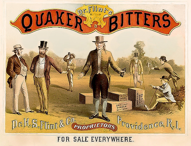 Quaker Bitters -- about 1895
