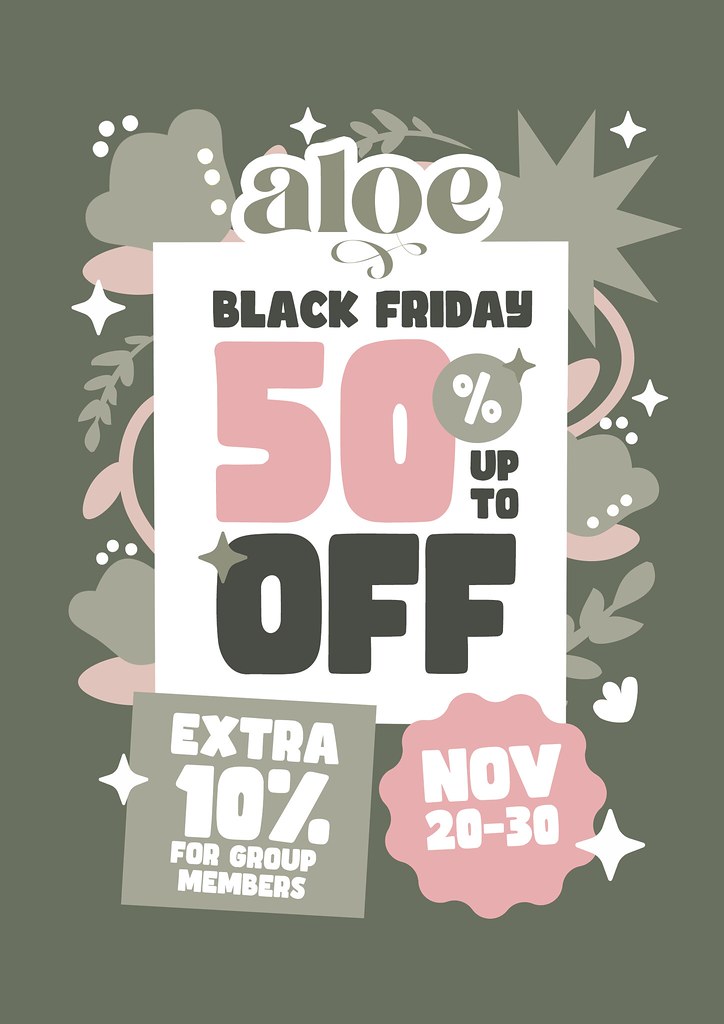 Aloe. Black Friday Sale