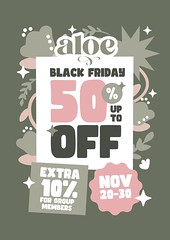 Aloe. Black Friday Sale