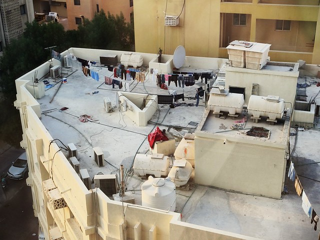 a rooftop in Doha