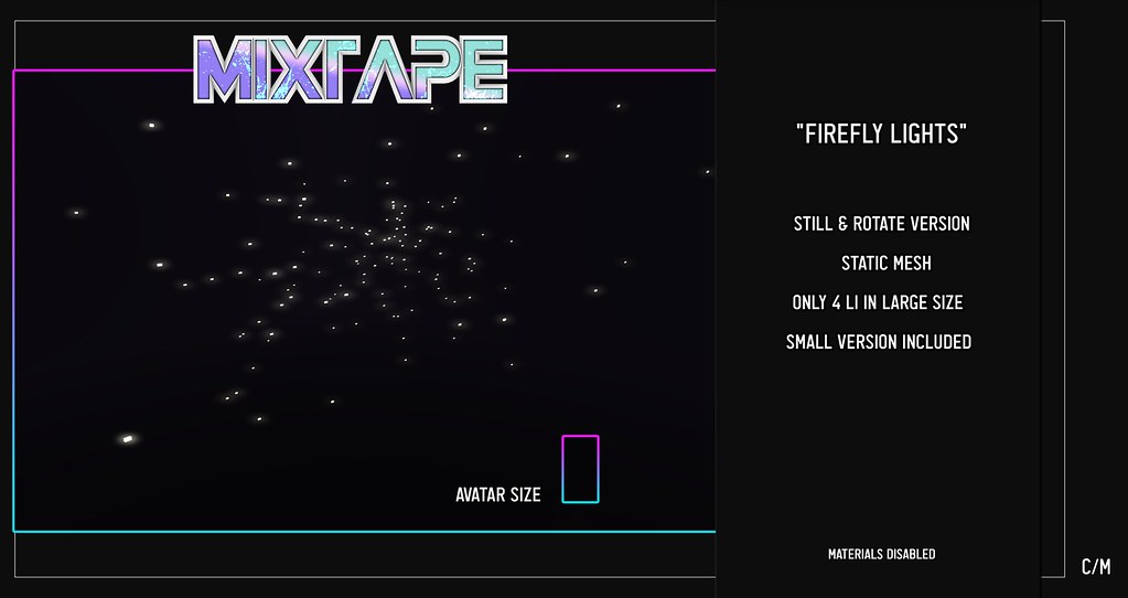 MIXTAPE Decor – firefly lights [BLUE EVENT EXCLUSIVE)