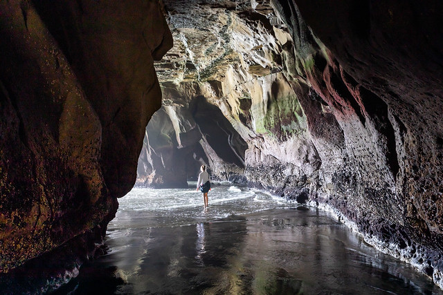 Muriwai Beach Cavern