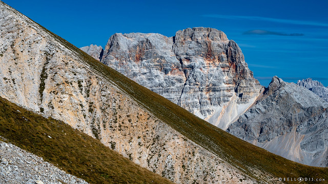 230415  Panorama of the Croda Rossa d'Ampezzo mountain