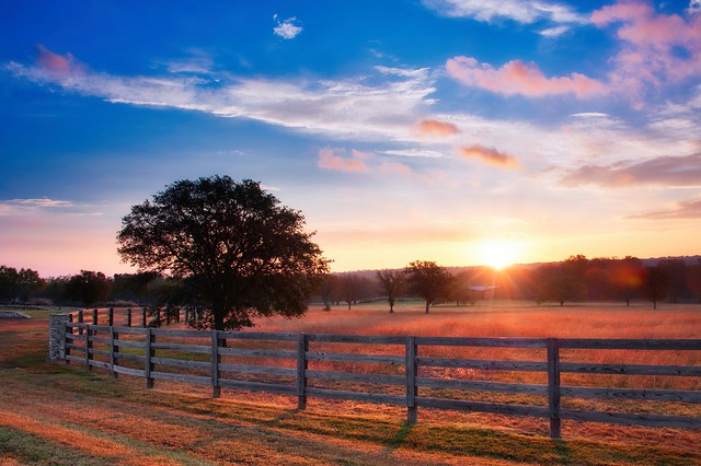 Texas Hill Country sunrise