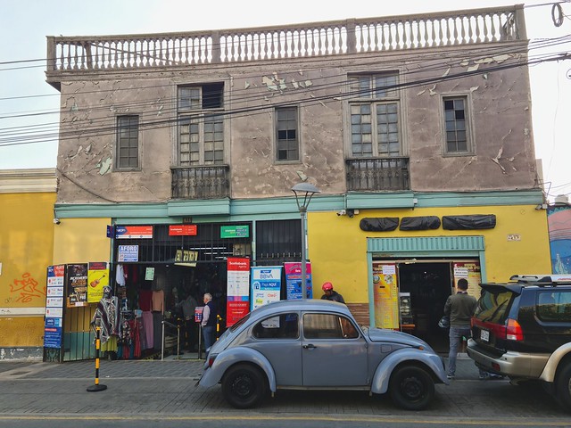 Volkswagen in the street, Barranco, Lima, Peru