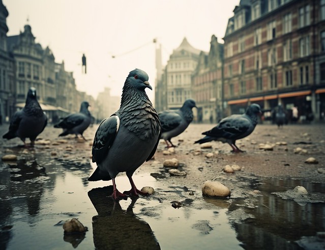 Série 15: Pigeons en ville (3)