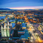 Sunsets on Salt Lake City 