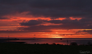 Sunrise overlooking Aberthaw