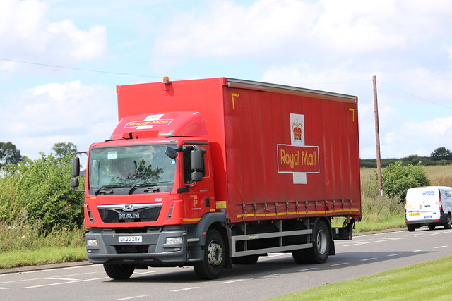 Royal Mail - DK20 ZRV @ A5 Rugby 11-08-23