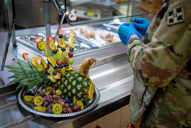 Warfighter DFAC Thanksgiving Meal
