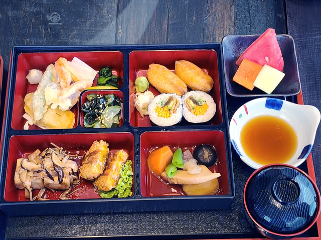 kazuma japanese restaurant concorde hotel KL vegetarian bento