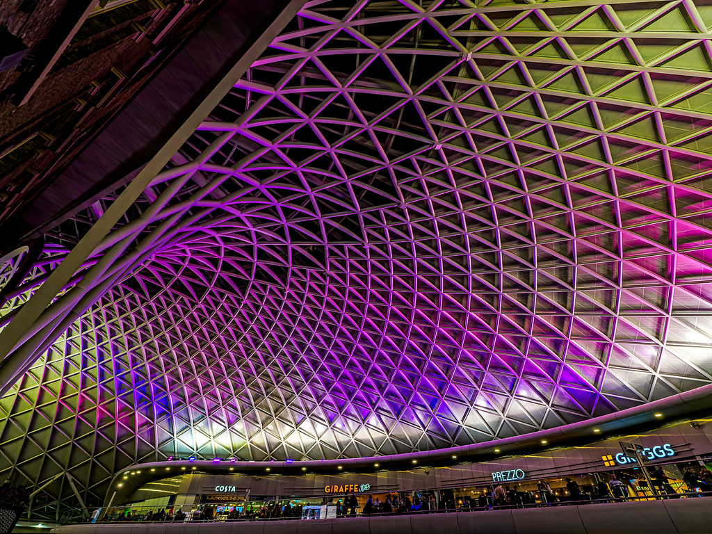 Roof - Kings Cross Station (OM-1 & Olympus 8-25mm Pro F4 Wide Angle Zoom Lens)