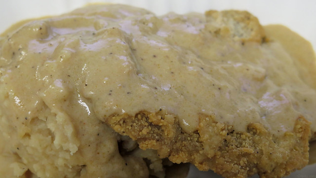 Country-Fried Steak, Mashed Potatoes, and Gravy