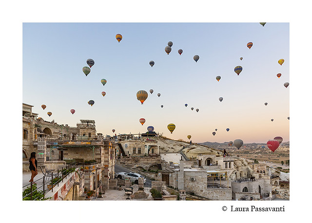 The balloon flight, Cappadocia
