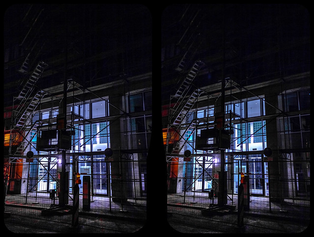 Berlin@night 3-D / CrossView / Stereoscopy