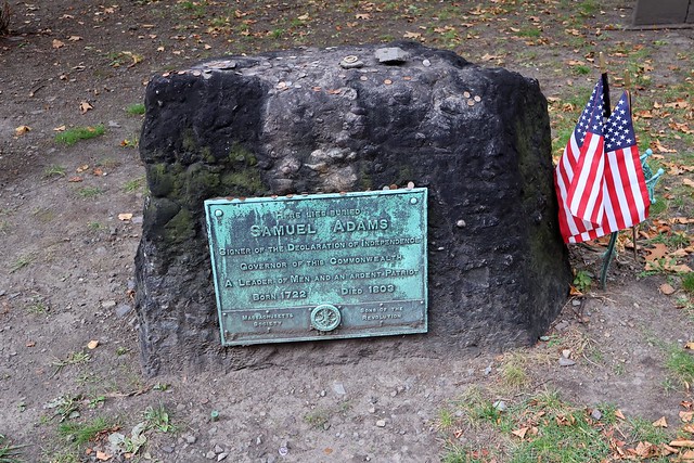 Boston - Beacon Hill: Granary Burying Ground -Samuel Adams
