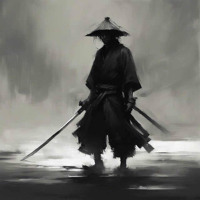 Silent Vigilance: The Samurai's Solitude