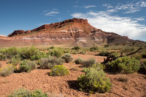 Chinle formation in the Paria Badlands by aivar.mikko, The Paria Badlands is a beautiful spot in southern Utah. Visiting the Paria Badlands at sunset would