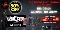 ! Accent - BLACK WEEKEND 2023 up to 50% OFF