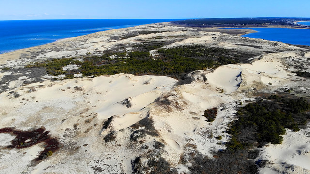 Cape Cod National Seashore Dunes Aerial