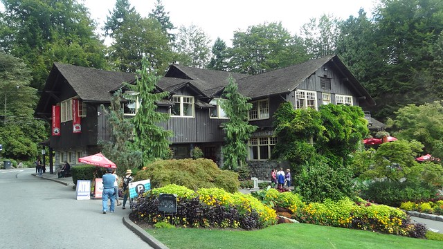 beautiful house on Stanley Park in Vancouver, Canada 