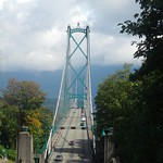 Lions Gate Bridge in Vancouver, Canada 