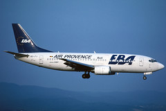Air Provence with EBA B737-38M OO-LTJ GRO 31/07/1996