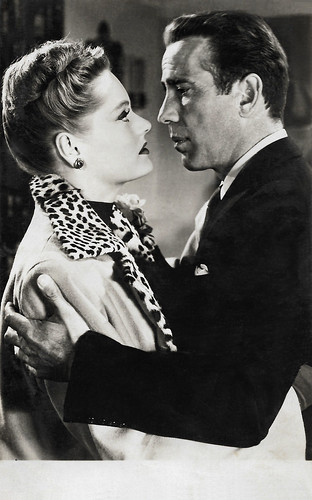 Alexis Smith and Humphrey Bogart in  The Two Mrs. Carrolls (1947)