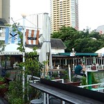 beautiful Canal Cafe since 1918 in Tokyo, Japan 