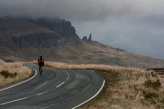 Cycling to the Old Man  - Isle of Skye