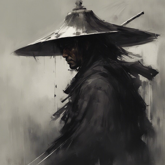 Silent Vigilance: The Samurai's Solitude