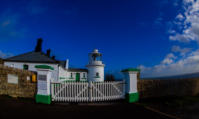Anvil Point Lighthouse.