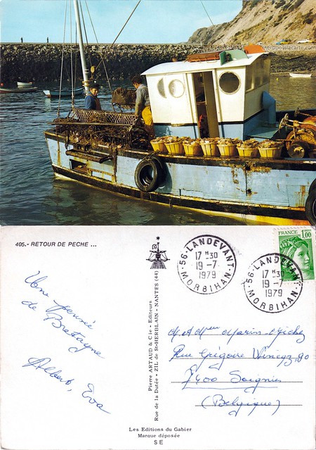 Retour de pêche à la coquille Saint-Jacques - 1979