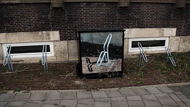 'Bike Rack', Streetart Enschede, The Netherlands