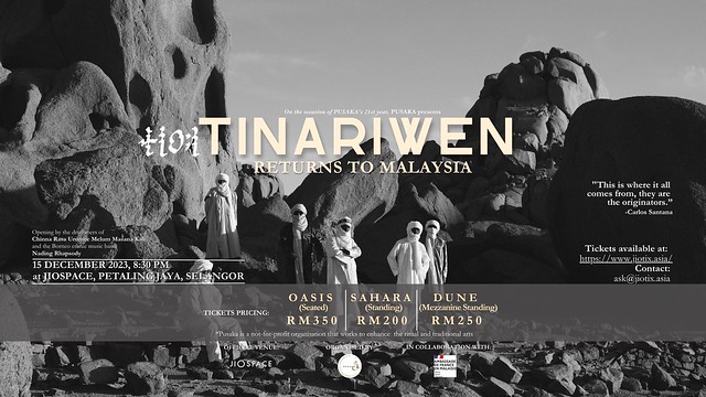 Tinariwen, Pemenang Anugerah Grammy Kini Kembali ke Malaysia