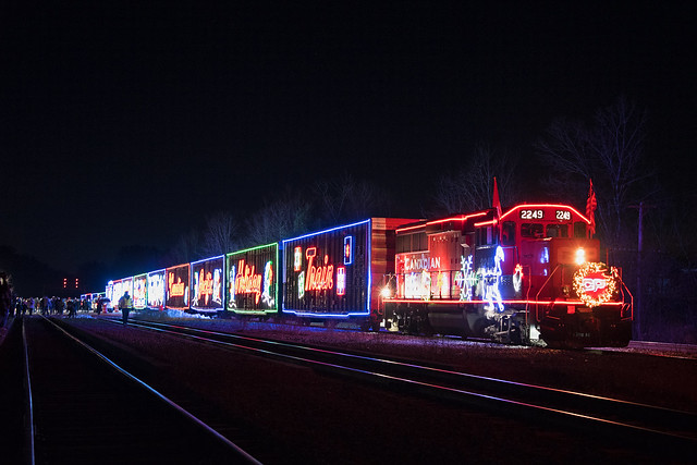 CPKC Holiday Train at Saratoga