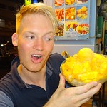 I love mango! this was the most epic mango dessert ever! in Tainan, Taiwan 