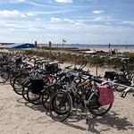 IJmuiden beach in Velsen, Netherlands 