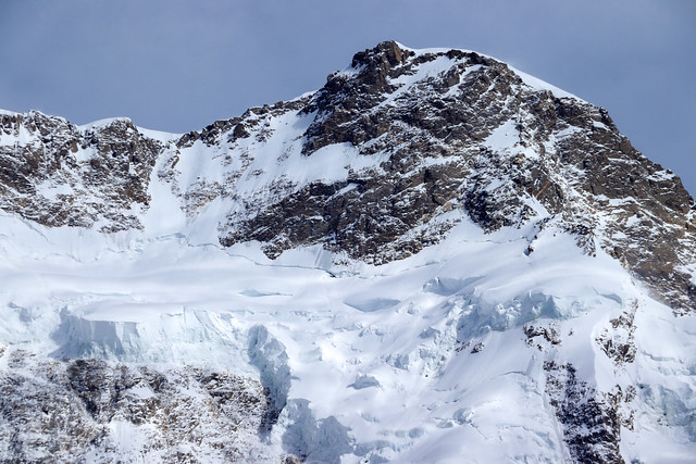 Ultar Glacier below the peak