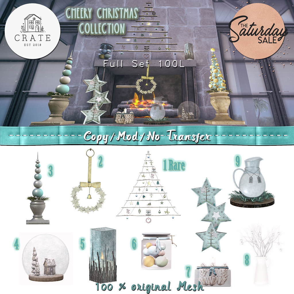 crate Cheery Christmas Collection for The Saturday Sale!