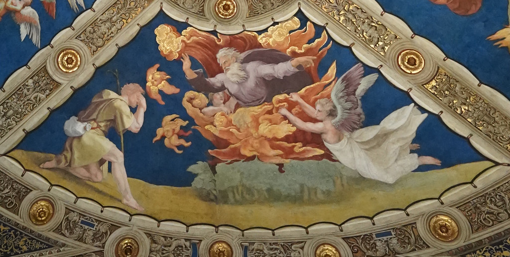 Roveto Ardente by Raffaello, Eliodoro Rooms (Vatican City)